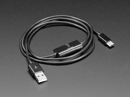 USB Type C Cable with Data/Charge Switch - 1 meter