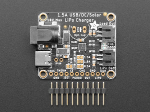 Adafruit Universal USB / DC / Solar Lithium Ion / Polymer Charger - bq24074