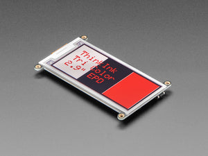 Adafruit 2.9" Tri-Color eInk / ePaper Display FeatherWing - IL0373 - Red Black White