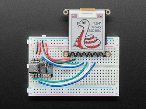 Adafruit 1.54" Tri-Color eInk / ePaper Display with SRAM - 200x200 with SSD1681 and EYESPI