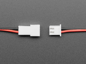 2.5mm Pitch 2-pin Cable Matching Pair - JST XH Compatible