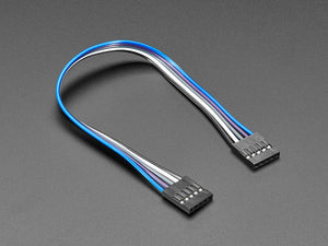2.54mm 0.1" Pitch 5-pin Jumper Cable - 20cm Long