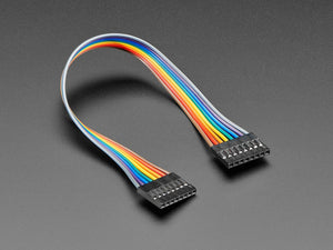 2.54mm 0.1" Pitch 8-pin Jumper Cable - 20cm long