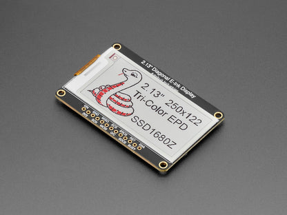 Adafruit 2.13" 250x122 Tri-Color eInk / ePaper Display with SRAM - SSD1680Z Chipset