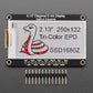 Adafruit 2.13" 250x122 Tri-Color eInk / ePaper Display with SRAM - SSD1680Z Chipset