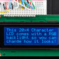 RGB Backlight Negative LCD 20x4 with Extras - RGB on Black