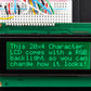 RGB Backlight Negative LCD 20x4 with Extras - RGB on Black