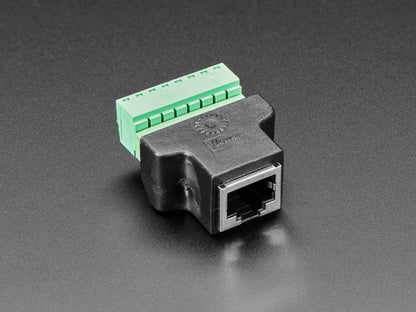 RJ-45 Terminal Block to Ethernet Socket Adapter