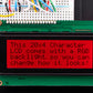RGB Backlight Positive LCD 20x4 - Black on RGB