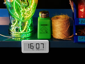 Bluetooth® eInk Display Clock with Temperature Humidity Sensor - LYWSD02