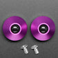Purple Anodized Aluminum Bumper Feet - Pack of 2