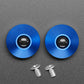 Blue Anodized Aluminum Bumper Feet - Pack of 2