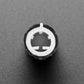 Slim Rubber Rotary Encoder Knob - 11.5mm x 14.5mm D-Shaft
