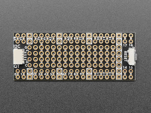 Adafruit PiCowbell Proto for Pico - Reset Button & STEMMA QT