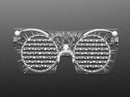 Adafruit LED Glasses Front Panel - 116 RGB LEDs with I2C Driver - STEMMA QT / Qwiic