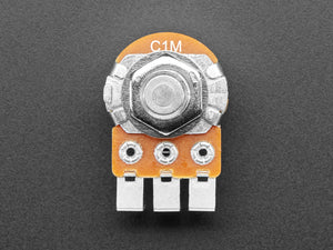 Alpha Single-Gang 16mm Right-angle PC Mount 1M Reverse Audio Potentiometer