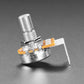 Alpha Single-Gang 16mm Right-angle PC Mount - 100K Reverse Audio Potentiometer