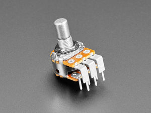 Alpha Dual-Gang 16mm Right-angle PC Mount - 1M Audio Potentiometer