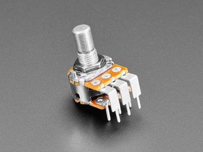 Alpha Dual-Gang 16mm Right-angle PC Mount - 1M Audio Potentiometer