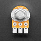 Alpha Dual-Gang 16mm Right-angle PC Mount - 1M Audio Potentiometer