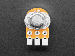 Alpha Dual-Gang 16mm Right-angle PC Mount - 1M Audio Potentiometer