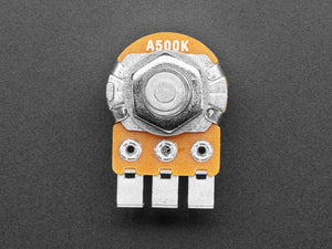 Alpha Dual-Gang 16mm Right-angle PC Mount 500K Audio Potentiometer