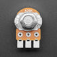Alpha Dual-Gang 16mm Right-angle PC Mount - 25K Audio Potentiometer