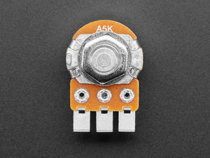 Alpha Dual-Gang 16mm Right-angle PC Mount - 5K Audio Potentiometer