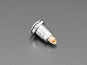FGG.0B Quick Connect 4 Pin Panel Mount Socket - 9mm