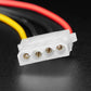 IDE Molex 4-pin Plug Cable - 30cm long