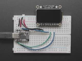 Adafruit 1.47" 320x172 Round Rectangle Color IPS TFT Display - ST7789