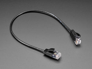 Skinny Ethernet LAN UTP CAT6 Cable - 3mm Diameter - 30cm Long