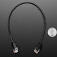 Skinny Ethernet LAN UTP CAT6 Cable - 3mm Diameter - 30cm Long