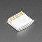 White Shortening microSD to SD Card Adapter