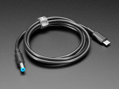 USB Type C 3.1 PD to 5.5mm Barrel Jack Cable - 12V 5A Output - 1.2m with E-Mark