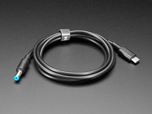 USB Type C 3.1 PD to 5.5mm Barrel Jack Cable - 20V 5A Output - 1.2m with E-Mark