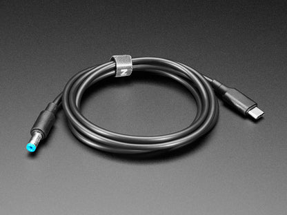 USB Type C 3.1 PD to 5.5mm Barrel Jack Cable - 20V 5A Output - 1.2m with E-Mark