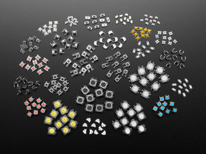 Tactile Switch Assortment - 25 Different Buttons - 10 pcs each