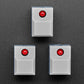 Step Switch with LED - Three Pack of Gray Plastic with Red LED - PB86-A1