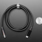 Re-programmable USB Type-C PD to 2.1/5.5mm Barrel Jack Cable