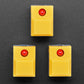 Step Switch with LED - Three Pack of Yellow with Red LED - PB86-A1