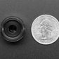 Anodized Aluminum Machined Knob - Black - 20mm Diameter
