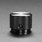 Anodized Aluminum Machined Knob - Black - 20mm Diameter