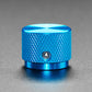Anodized Aluminum Machined Knob - Blue - 20mm Diameter