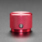 Anodized Aluminum Machined Knob - Red - 20mm Diameter