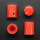 Red Micro Potentiometer Knob - 4 Pack