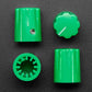 Green Micro Potentiometer Knob - 4 Pack