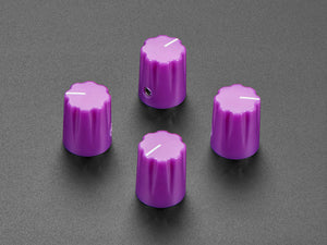 Violet Micro Potentiometer Knob - 4 Pack