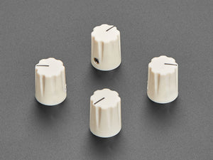 Cream Micro Potentiometer Knob - 4 Pack