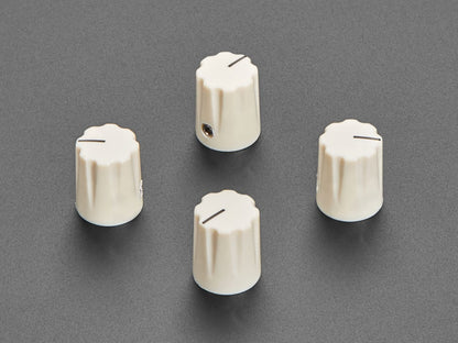 Cream Micro Potentiometer Knob - 4 Pack